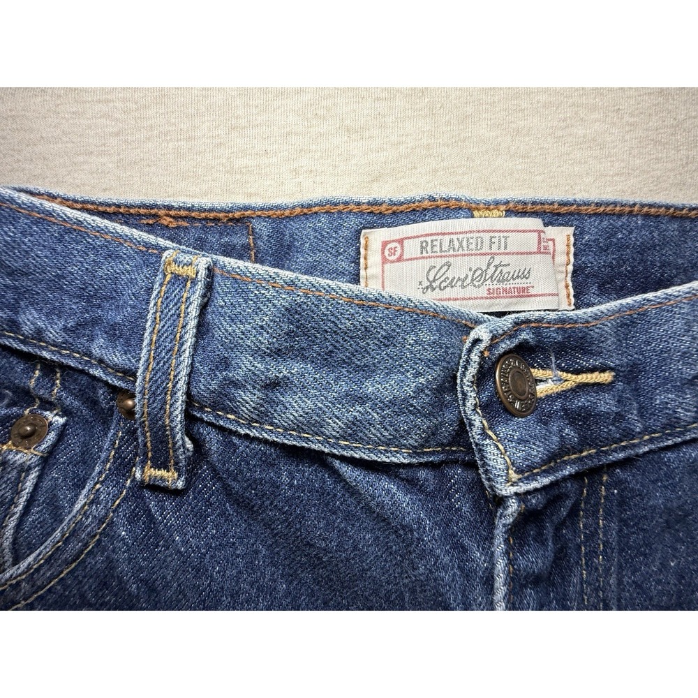 levis strauss signature jeans Medium Wash Size 10 Long - Picture 4 of 11